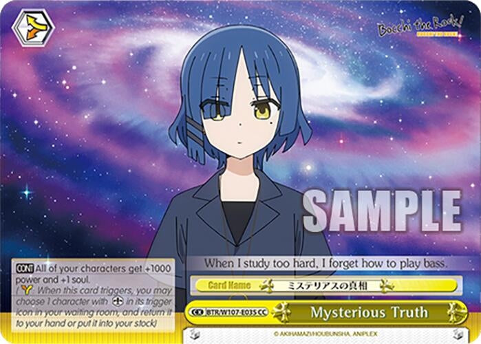 Mysterious Truth (107035) [BTR] - Weiss Schwarz Single