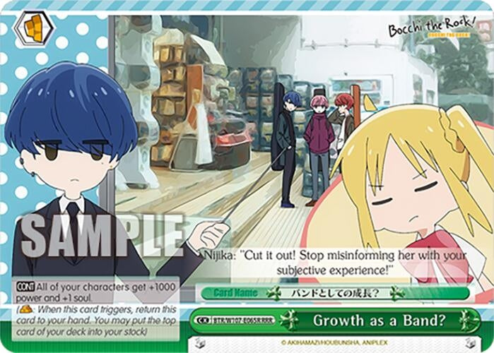 Growth as a Band? (RRR) (107065) [BTR] - Weiss Schwarz Single