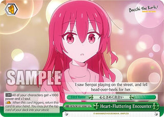 Heart-Fluttering Encounter (107067) [BTR] - Weiss Schwarz Single
