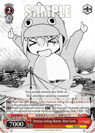Attention-Seeking Monster Hitori Gotoh (107086) [BTR] - Weiss Schwarz Single