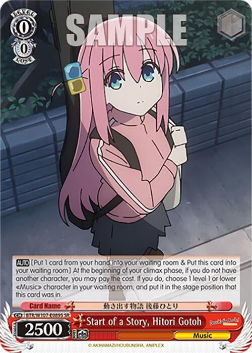 Start of a Story Hitori Gotoh (SR) (107089) [BTR] - Weiss Schwarz Single