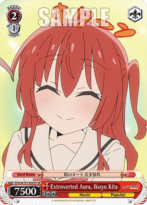 Extroverted Aura Ikuyo Kita (SR) (107093) [BTR] - Weiss Schwarz Single