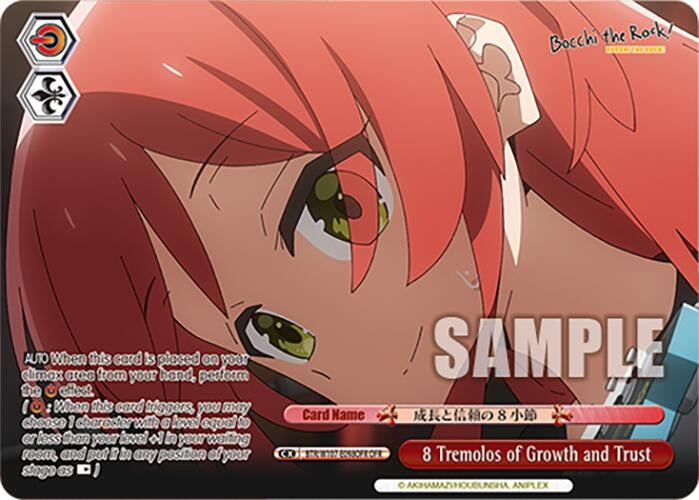 8 Tremolos of Growth and Trust (OFR) (107098) [BTR] - Weiss Schwarz Single