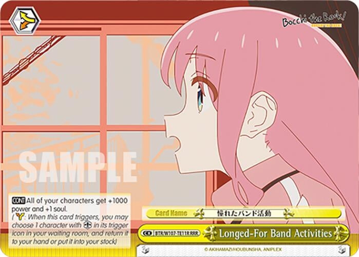 Longed-For Band Activities (RRR) (10711) [BTR] - Weiss Schwarz Single