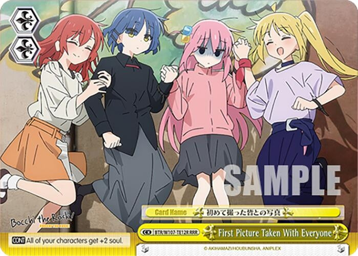 First Picture Taken With Everyone (RRR) (10712) [BTR] - Weiss Schwarz Single