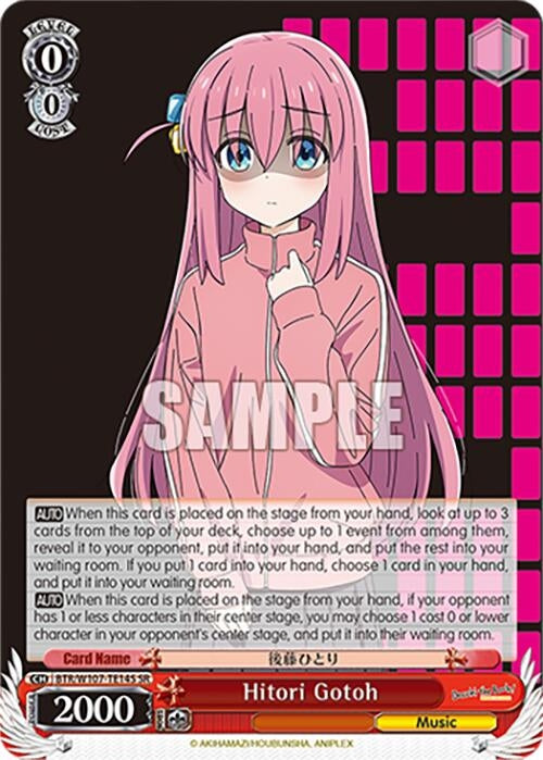 Hitori Gotoh (SR) (10714) [BTR] - Weiss Schwarz Single