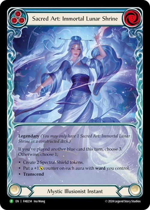 Sacred Art: Immortal Lunar Shrine - FAB234 (234) [PR] - Flesh and Blood TCG Single