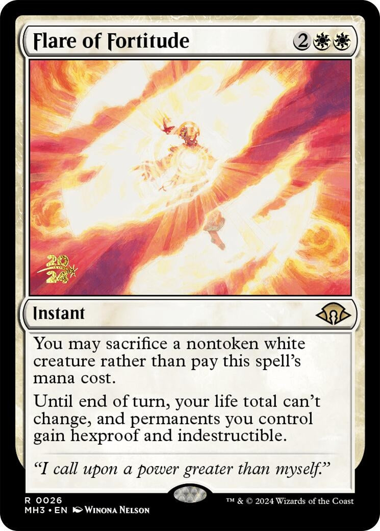 Flare of Fortitude (26) [PRE] - MTG Single