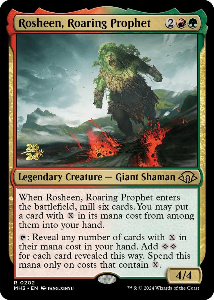 Rosheen Roaring Prophet (202) [PRE] - MTG Single