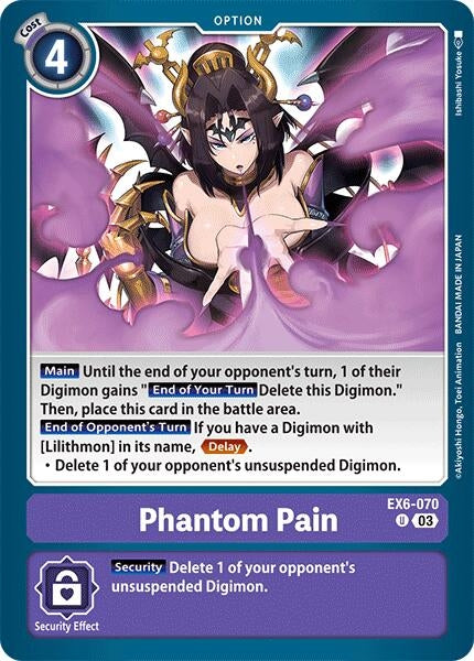 Phantom Pain (6070) [EX06] - Digimon Card Game Single