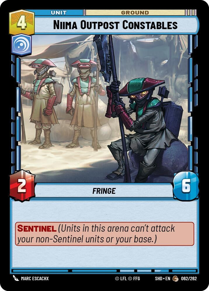 Niima Outpost Constables (62) (SHD) - Star Wars: Unlimited Single