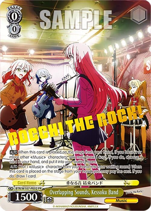 Overlapping Sounds Kessoku Band (PR) (10702) [BTR] - Weiss Schwarz Single