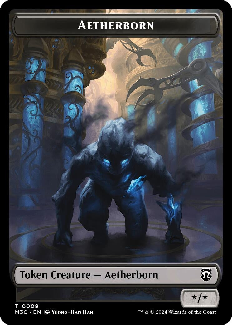 Aetherborn // Servo Double-Sided Token (0) [M3C] - MTG Single