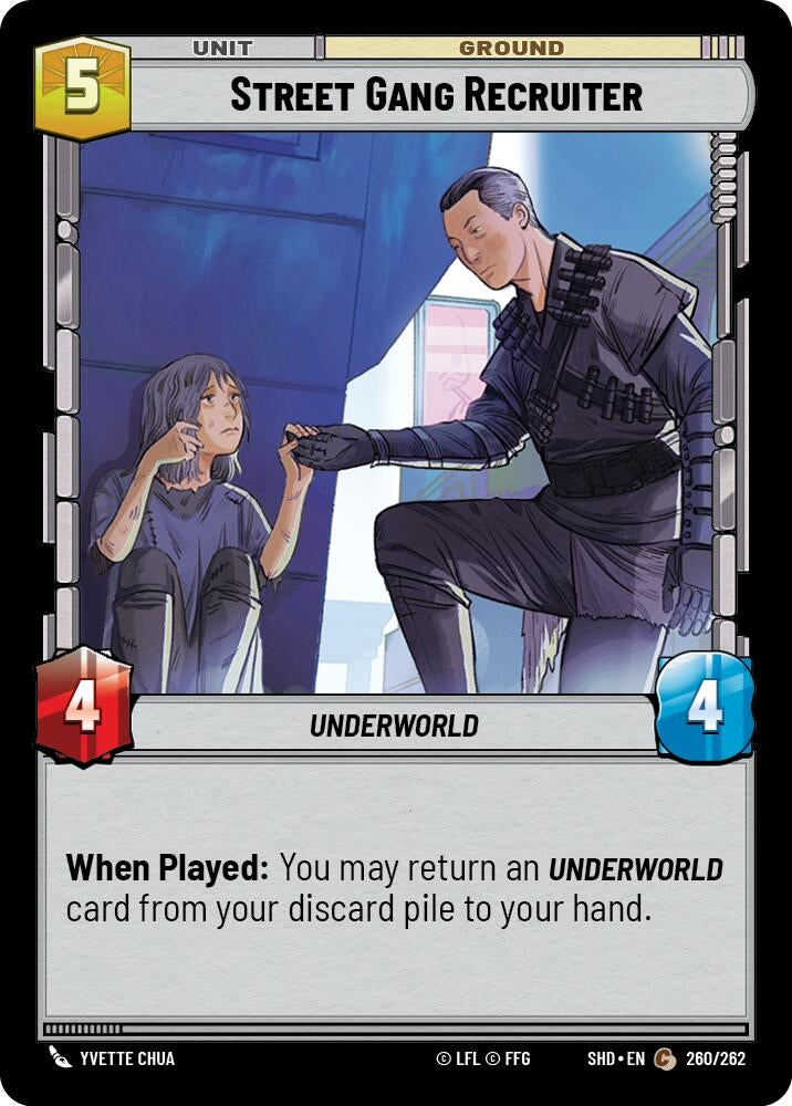 Street Gang Recruiter (260) (SHD) - Star Wars: Unlimited Single