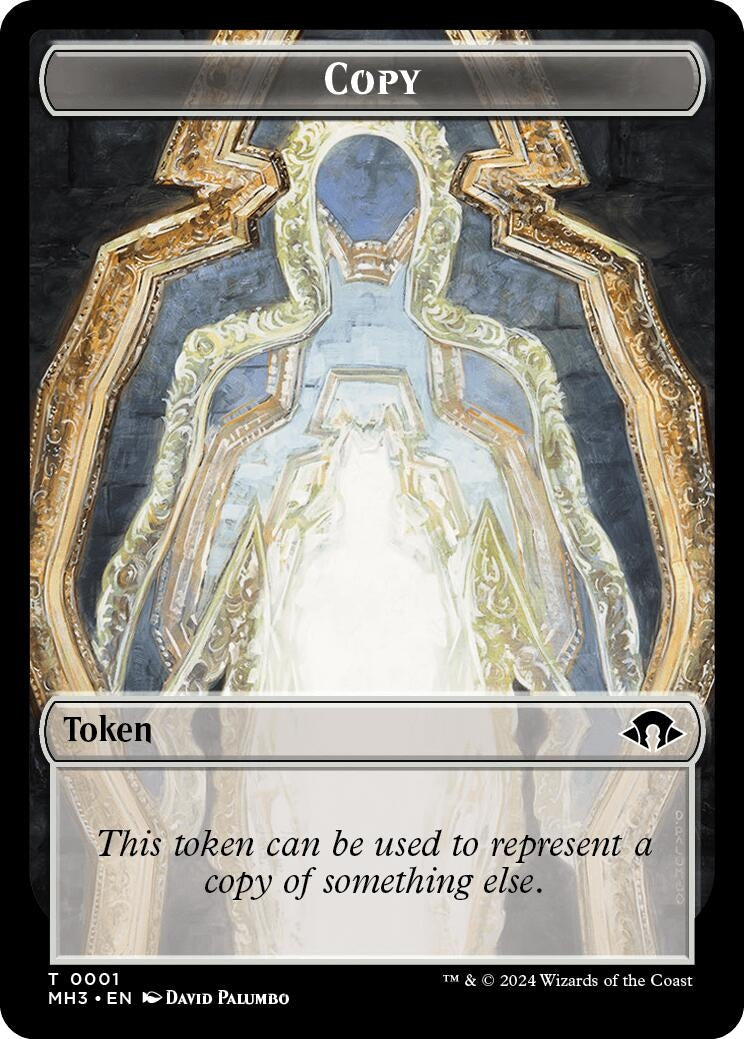 Copy // Treasure Double-Sided Token (0) [MH3] - MTG Single