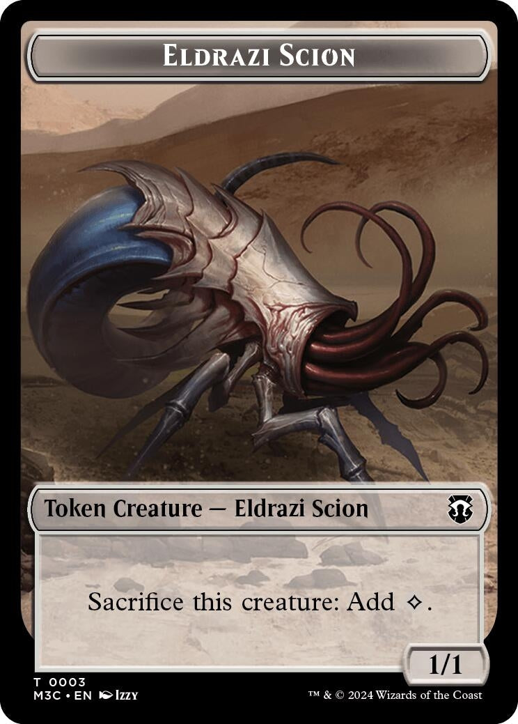 Eldrazi Scion // Eldrazi Spawn Double-Sided Token (0) [M3C] - MTG Single