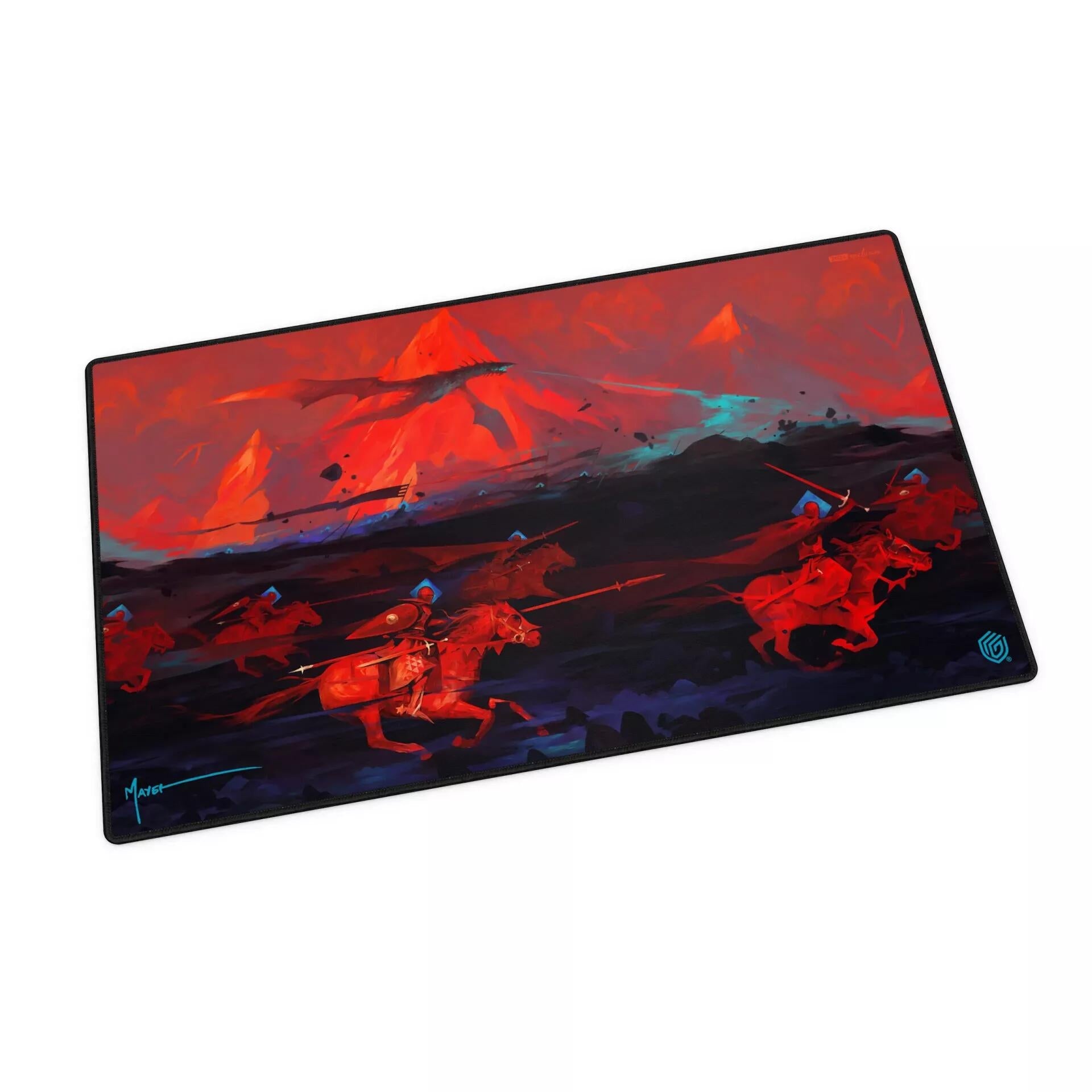 2024 Exclusive Playmat - Dominik Mayer: Crowned with Fire - Playmats Sealed