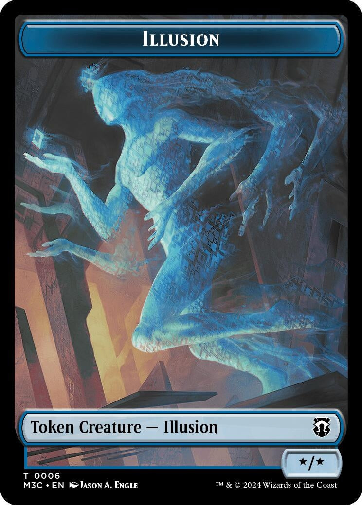 Illusion // Servo Double-Sided Token (0) [M3C] - MTG Single