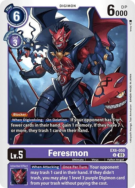 Feresmon (6050) [EX06] - Digimon Card Game Single