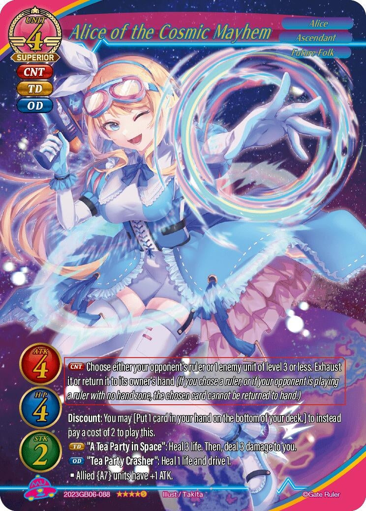 Alice of the Cosmic Mayhem (2023) - Gate Ruler Single