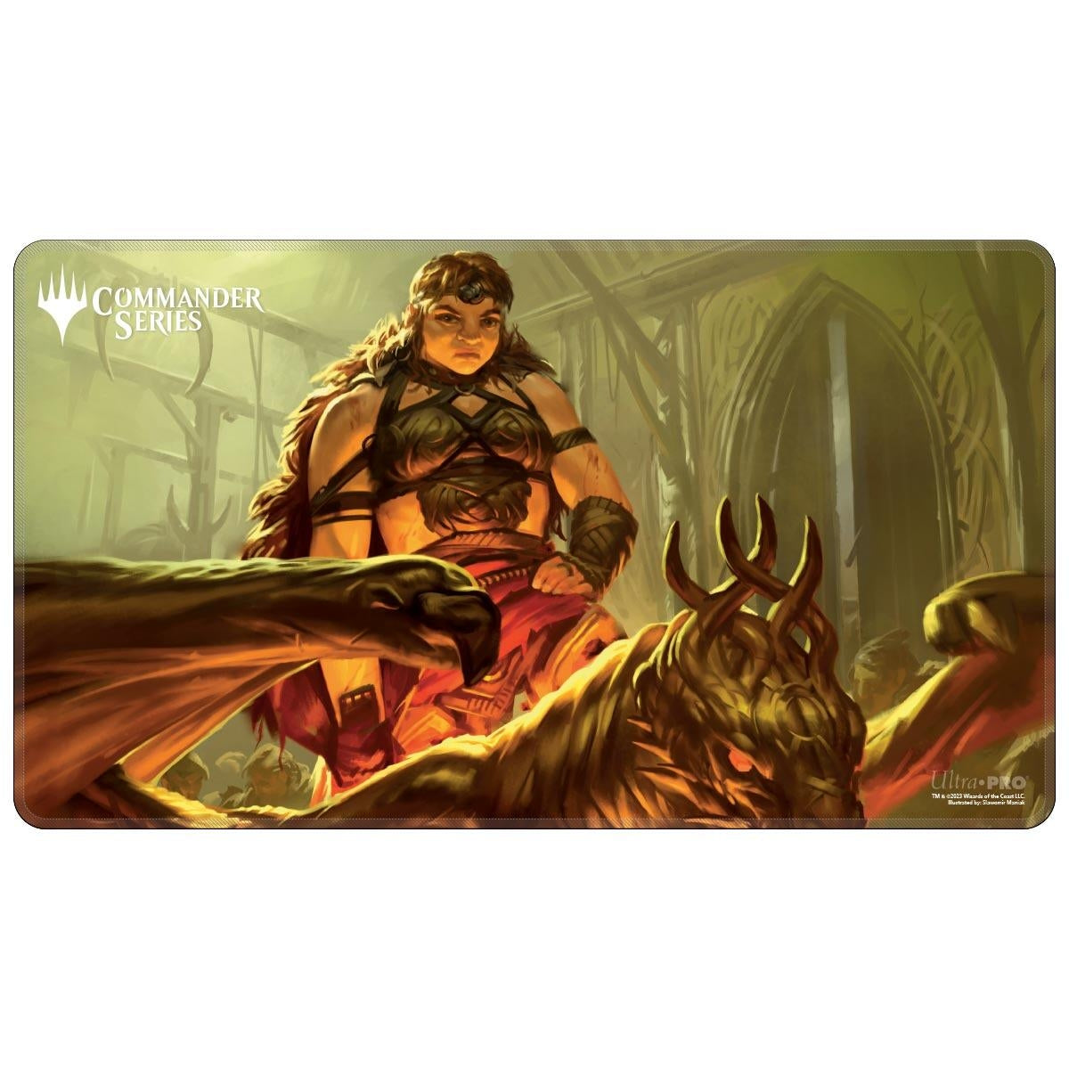 Commander Series #1: Mono - Magda Stitched Standard Gaming Playmat for Magic: The Gathering - Playmats Sealed