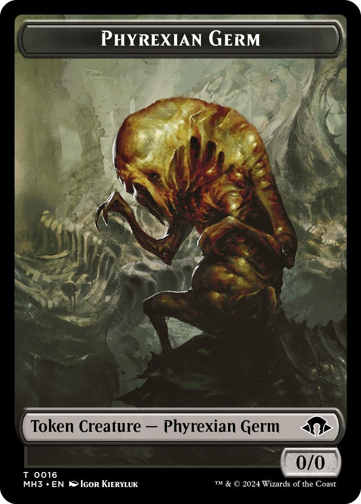 Phyrexian Germ // Fox Double-Sided Token (0) [MH3] - MTG Single