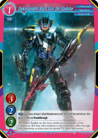 Darker Knights Black Vice the Gladiator (2023) - Gate Ruler Single