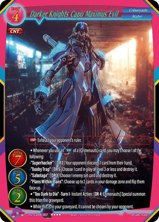 Darker Knights Capo Maximus Evil (2023) - Gate Ruler Single