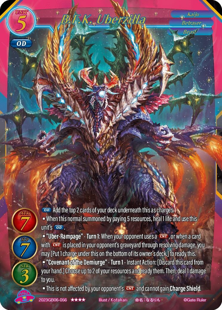 B.F.K. Uberzilla (2023) - Gate Ruler Single