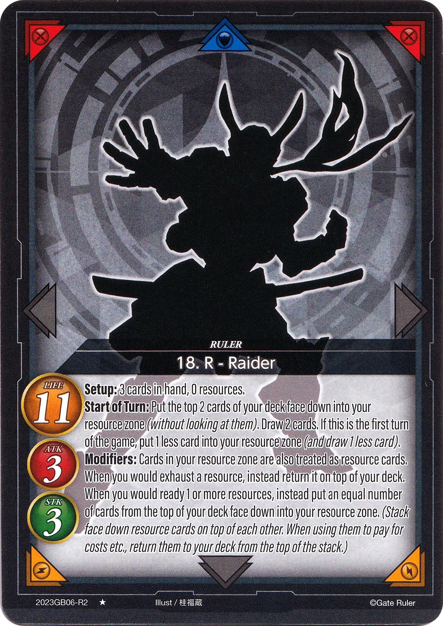 18. R - Raider (2023) - Gate Ruler Single