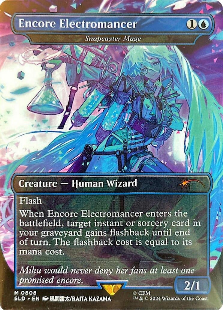 Encore Electromancer - Snapcaster Mage (808) [SLD] - MTG Single