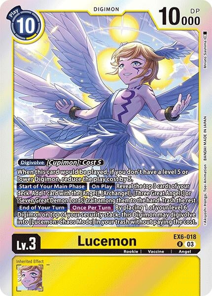 Lucemon (6018) [EX06] - Digimon Card Game Single