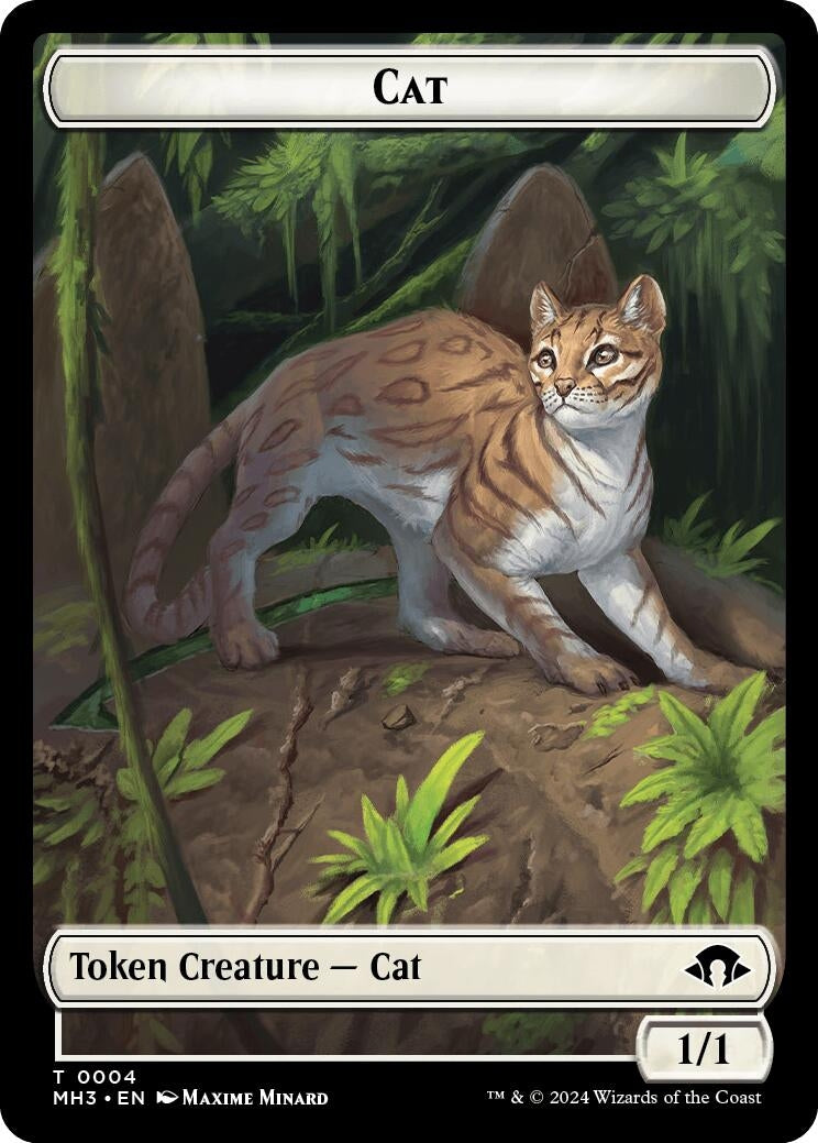 Cat Token (0) [MH3] - MTG Single