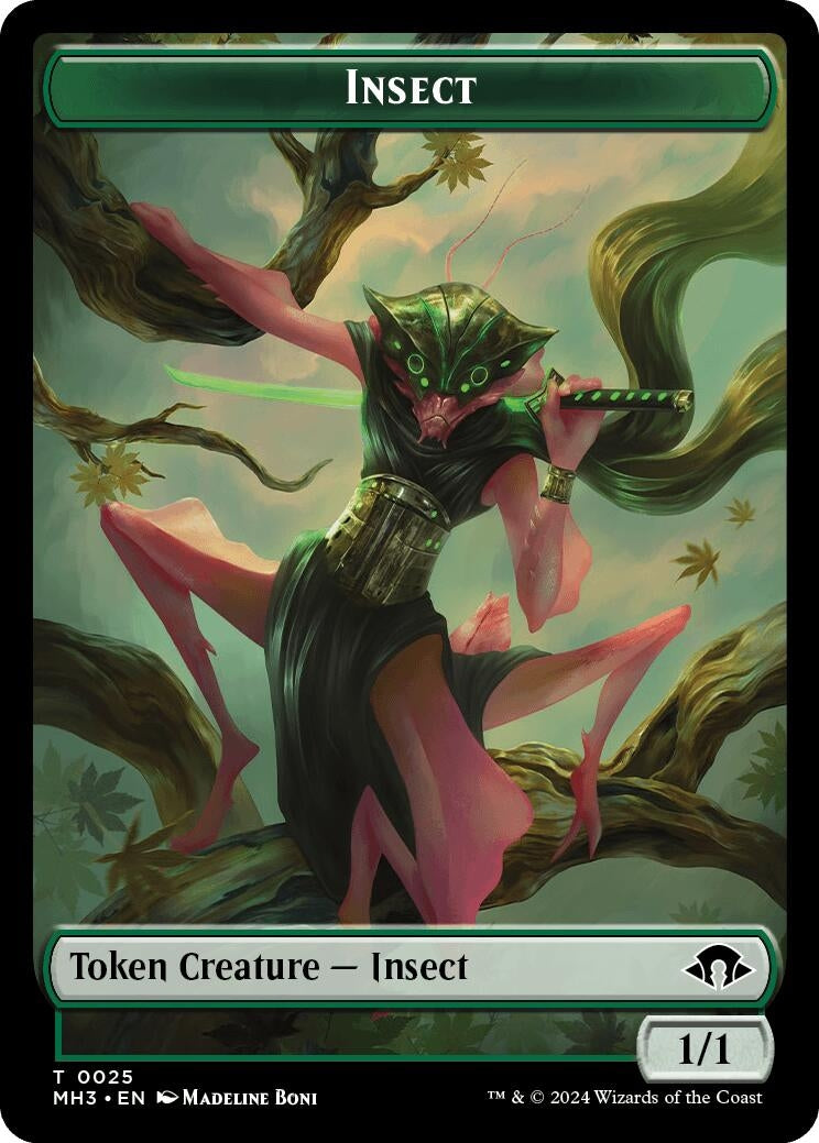 Insect Token (0025) (0) [MH3] - MTG Single