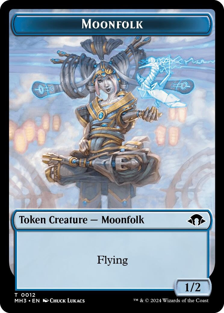 Moonfolk Token (0) [MH3] - MTG Single