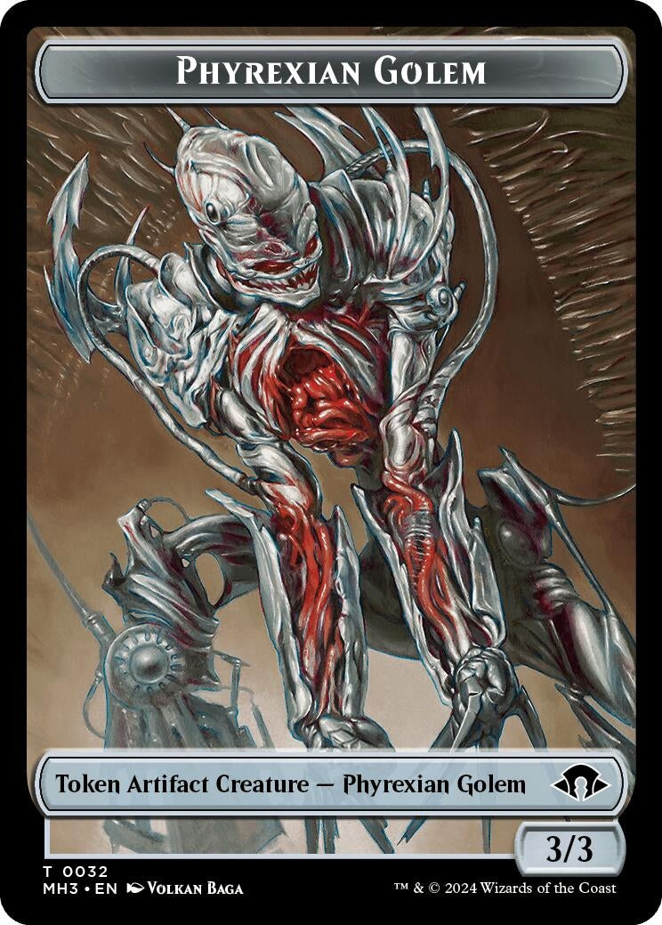 Phyrexian Golem Token (0) [MH3] - MTG Single