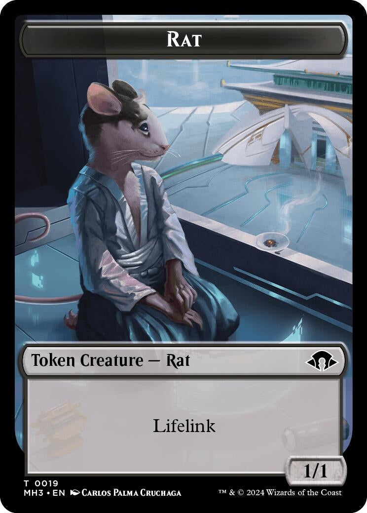 Rat Token (0) [MH3] - MTG Single