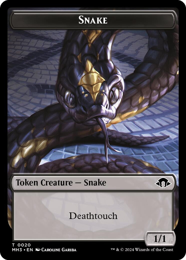 Snake Token (0) [MH3] - MTG Single