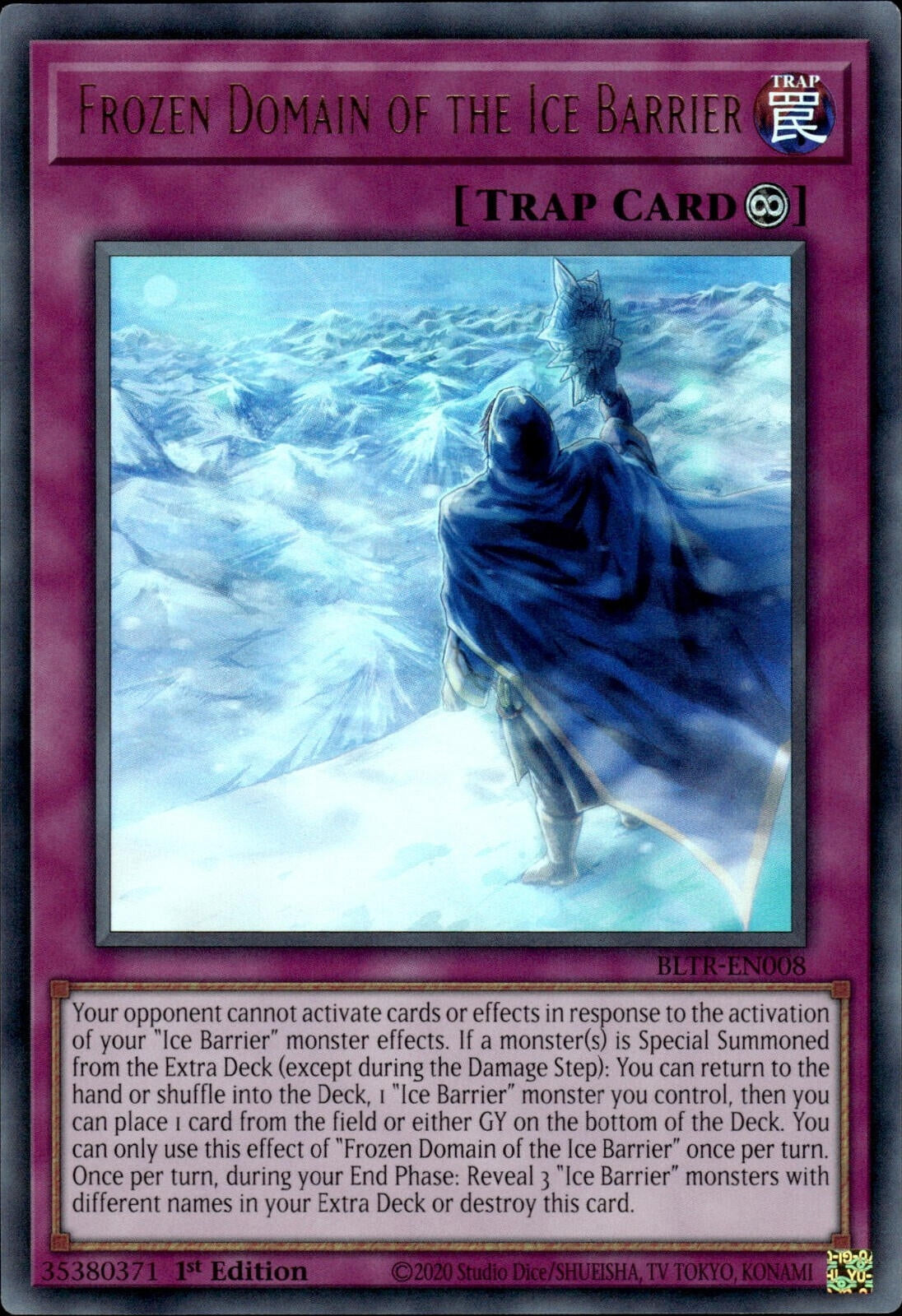 Frozen Domain of the Ice Barrier (8) (BLTR) - YuGiOh Single