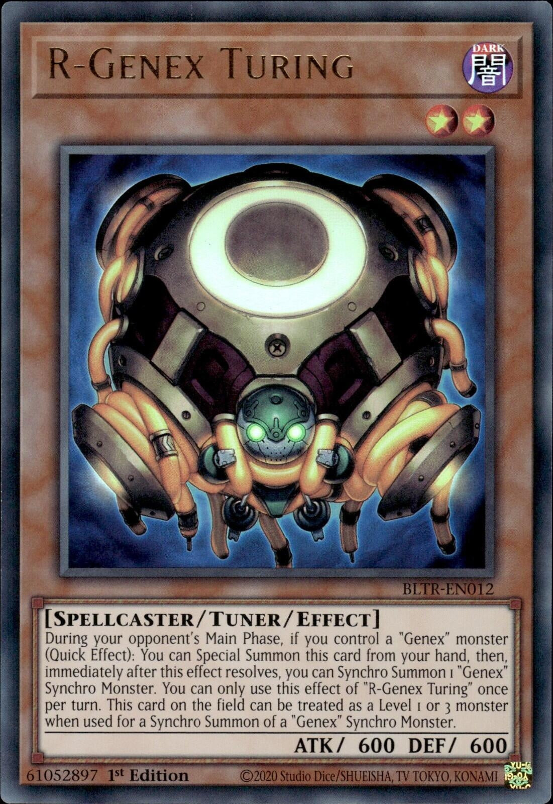 R-Genex Turing (12) (BLTR) - YuGiOh Single