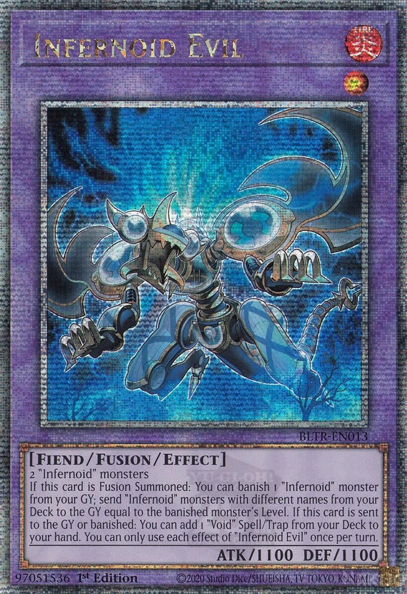 Infernoid Evil (Quarter Century Secret Rare) (13) (BLTR) - YuGiOh Single