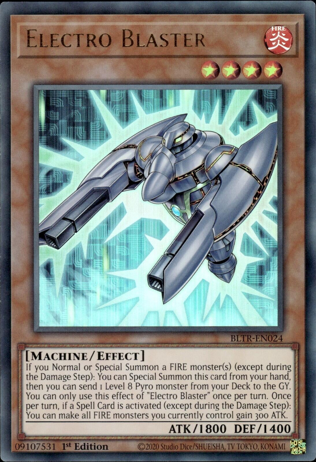 Electro Blaster (24) (BLTR) - YuGiOh Single