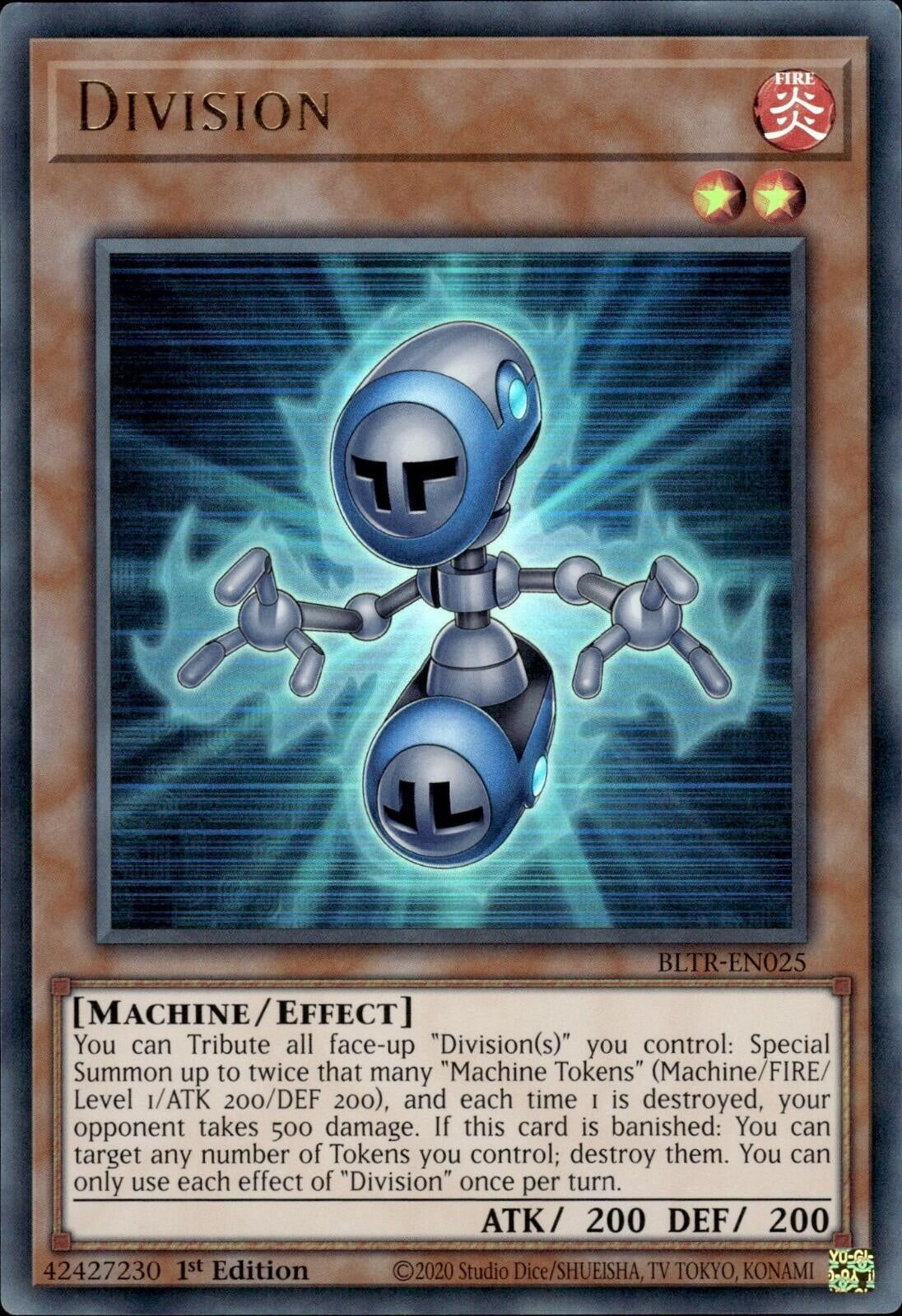 Division (25) (BLTR) - YuGiOh Single