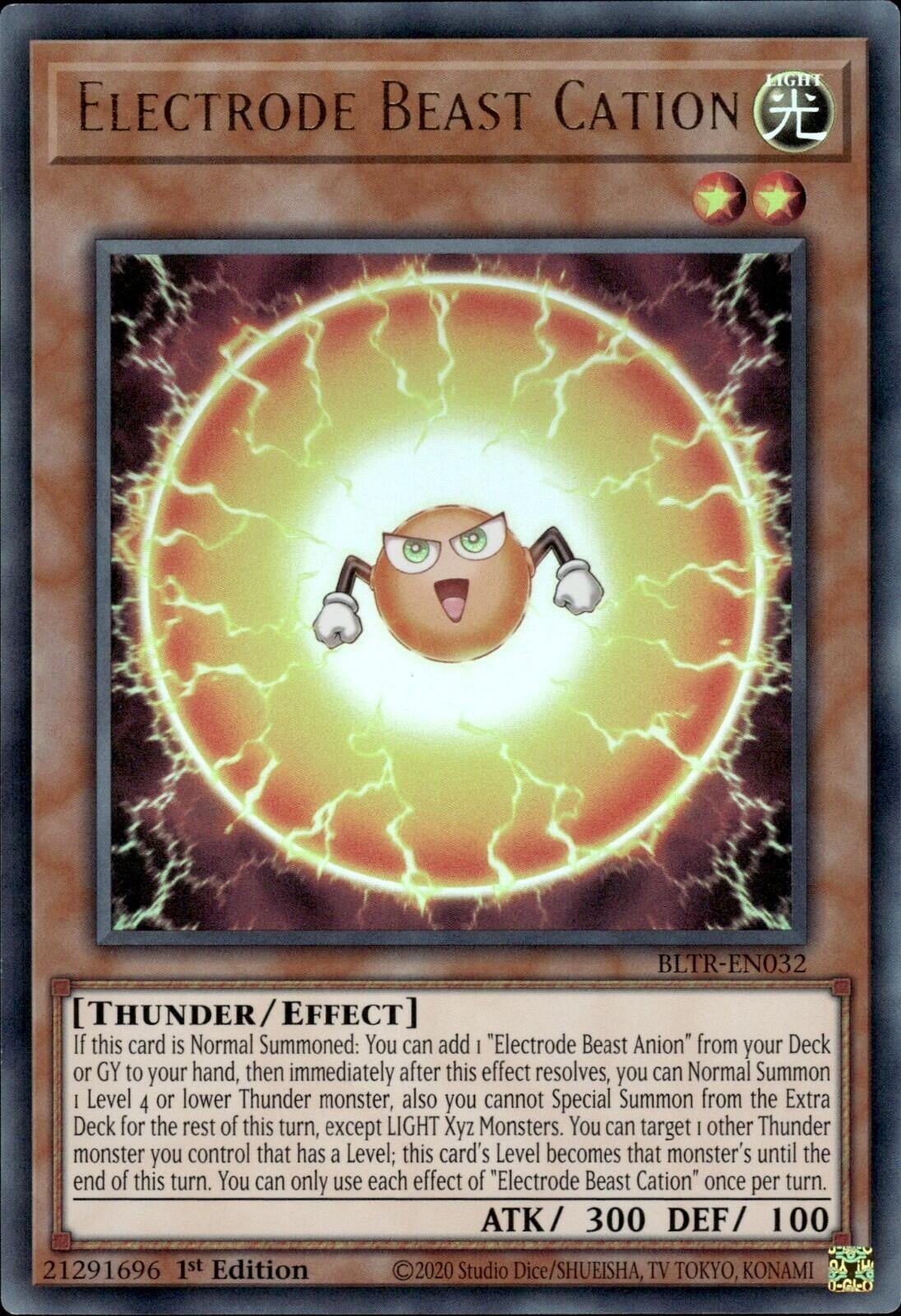 Electrode Beast Cation (32) (BLTR) - YuGiOh Single