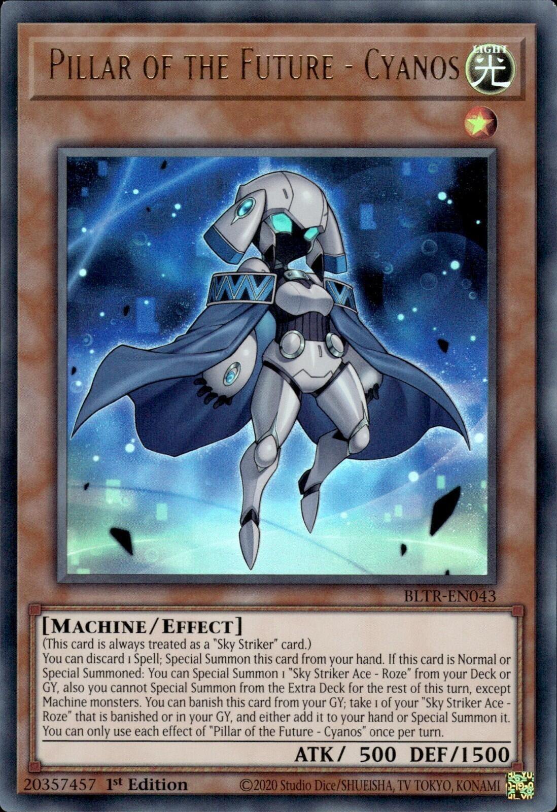 Pillar of the Future - Cyanos (43) (BLTR) - YuGiOh Single