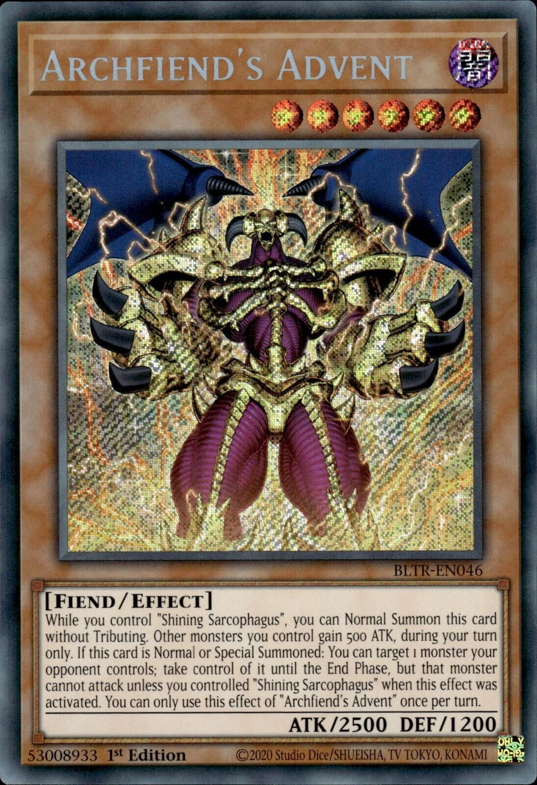 Archfiend’s Advent (46) (BLTR) - YuGiOh Single