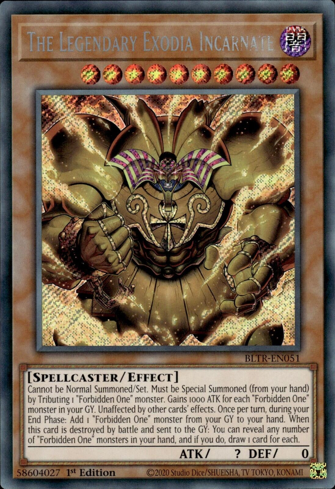 The Legendary Exodia Incarnate (51) (BLTR) - YuGiOh Single