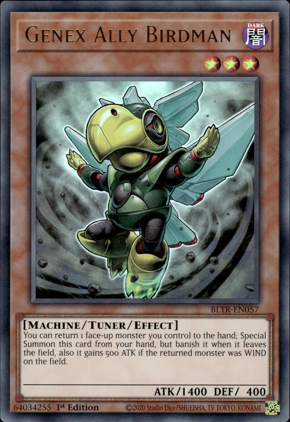Genex Ally Birdman (57) (BLTR) - YuGiOh Single