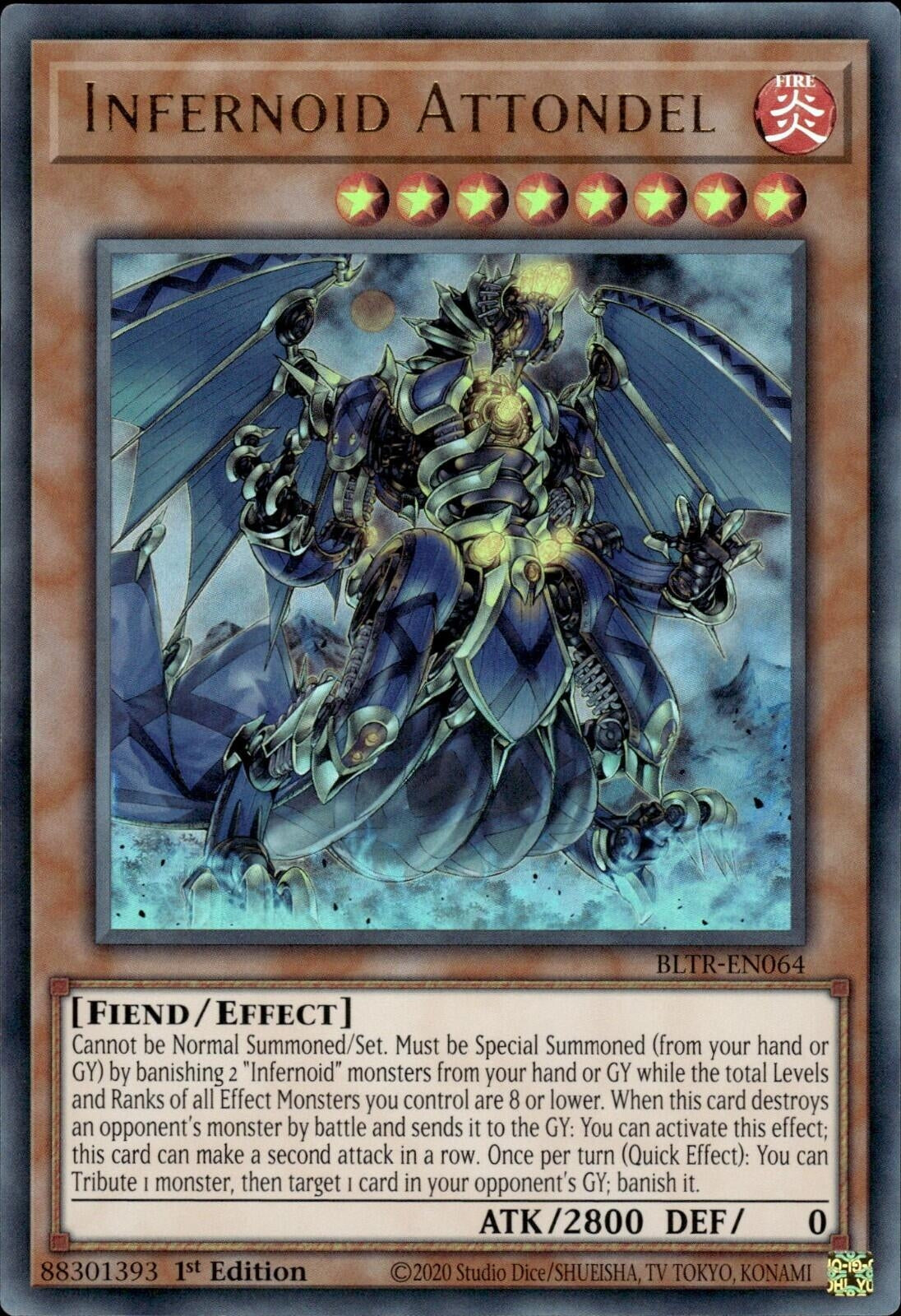 Infernoid Attondel (64) (BLTR) - YuGiOh Single