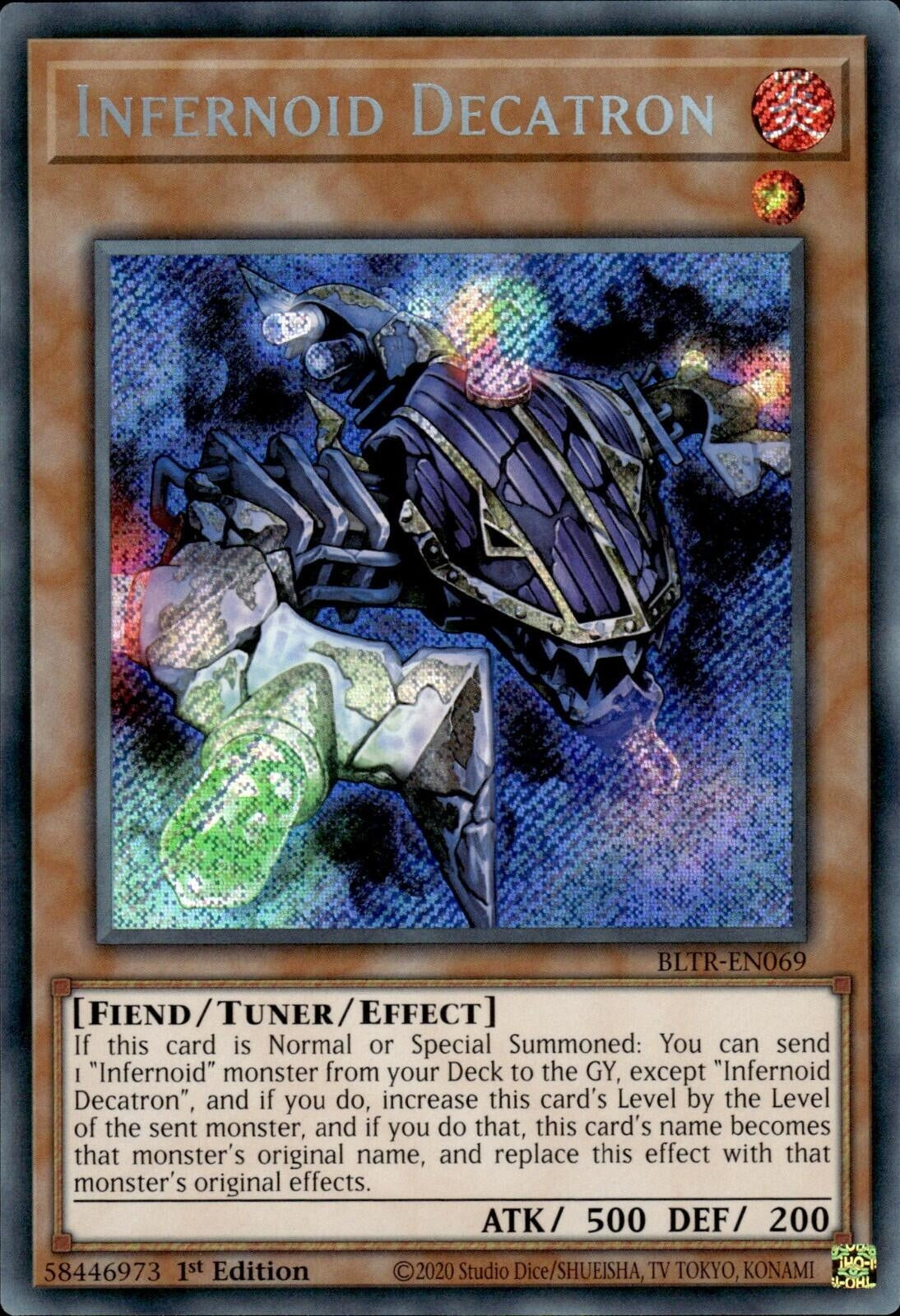 Infernoid Decatron (69) (BLTR) - YuGiOh Single